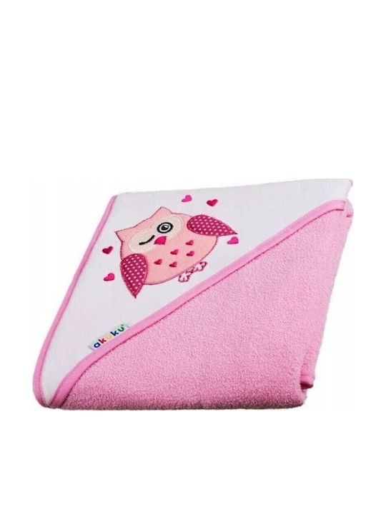 Akuku Baby Bath Towel Hooded 100x100cm