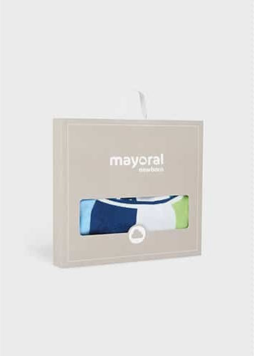 Mayoral Βρεφική Κάπα-Μπουρνούζι με Κουκούλα Τιρκουάζ 59x85εκ.
