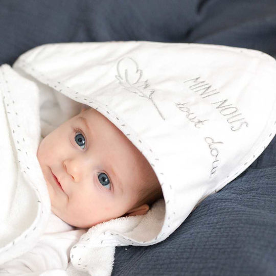 Trois Kilos Sept Baby Hooded Towel 70x70cm