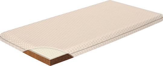 Greco Strom Mattress Crib Erato Beige with Coconut Fiber & Latex 70cmx140cm