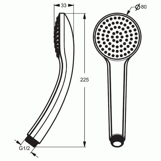 Ideal Standard IdealRain S1 Τηλέφωνο Ντουζ