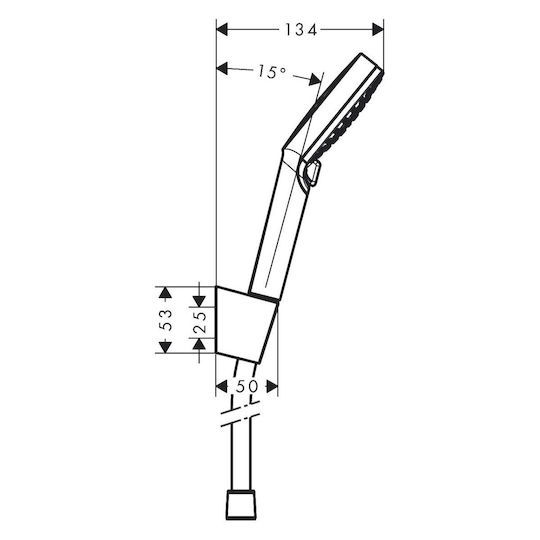 Hansgrohe Crometta Vario Τηλέφωνο Ντουζ με Σπιράλ