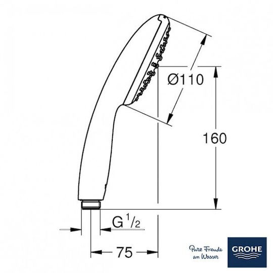 Grohe Vitalio Start Τηλέφωνο Ντουζ