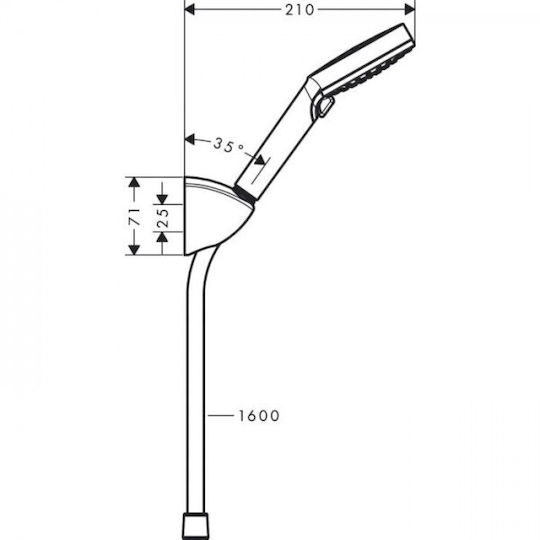 Hansgrohe Τηλέφωνο Ντουζ