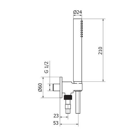 Kolossos Programe One Handheld Showerhead