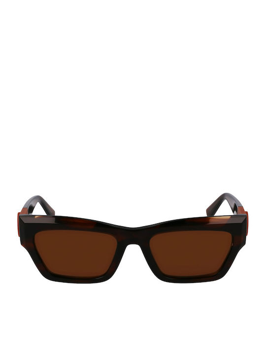 Longchamp Ochelari de soare Maro cu Cadru & Maro Lentilă