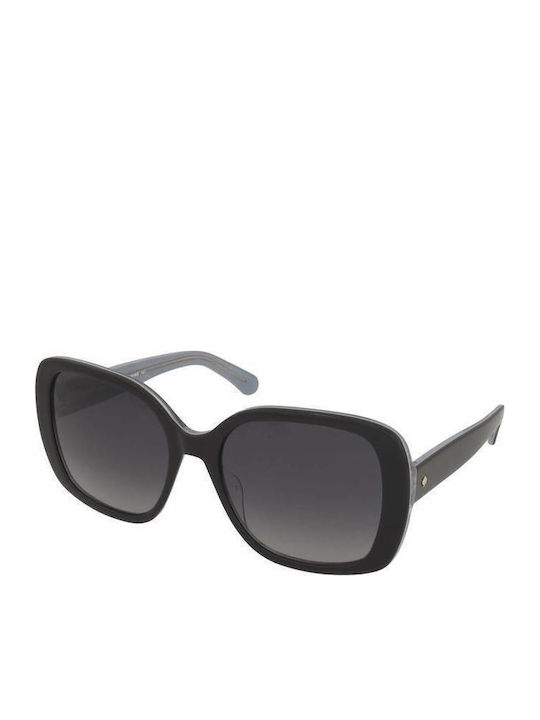 Kate Spade Unisex Sunglasses With Black Horn-Rimmed Frame And Black Gradient Lens KS-WENONA-2/G/S-D51