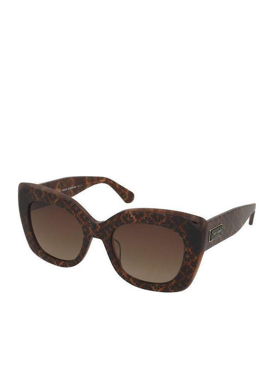 Kate Spade Brown Sunglasses with Horn-Rimmed Frame