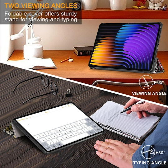 Flip Cover Durabilă Maro (Xiaomi Pad 7 / 7 Pro)