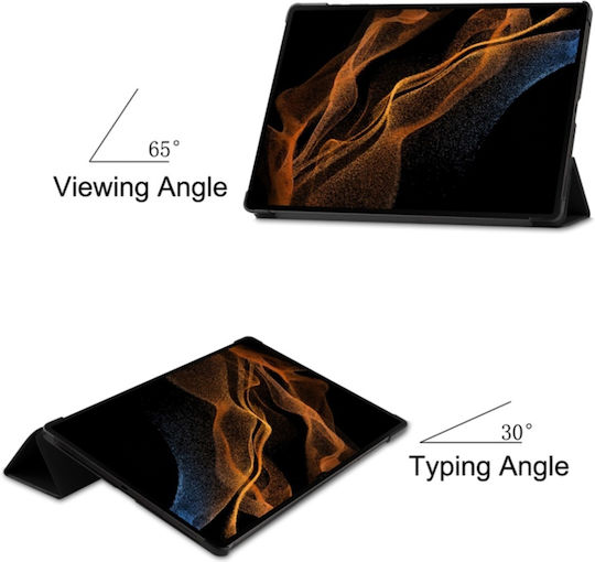 Flip Cover Durable Black (Samsung Galaxy Tab S9 Plus / S9 Fe Plus / S10 Plus)