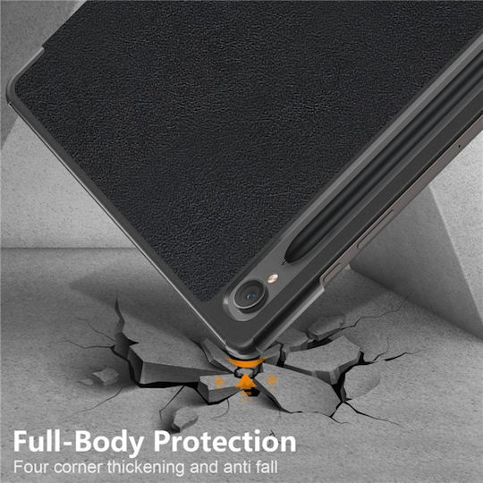 Флип Капак Издръжлив Черен (Samsung Galaxy Tab S9 / S9 Fe / S10 Fe)