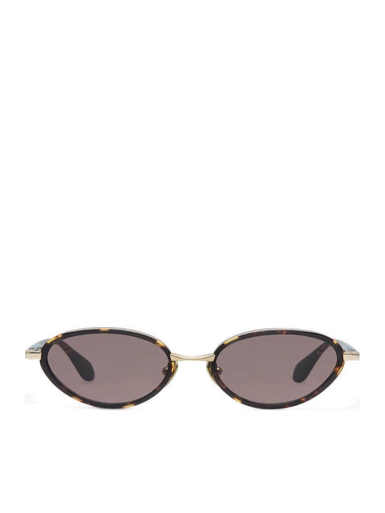 Gigi Barcelona Women's Sunglasses with Brown Tartaruga Horn-Rimmed Frame and Brown Lenses 1093/20