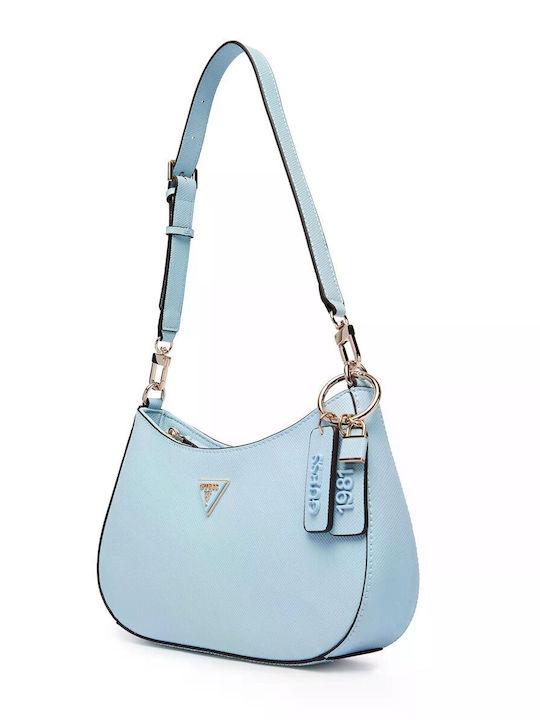 Guess Aqua Damen Schultertasche Hellblau