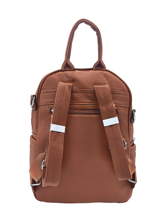 Fabric Women's Backpack Brown