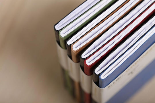 Clairefontaine Σετ 2 Σημειωματάρια A7 24 Φύλλων Ριγέ Γκρι GREY BLACK