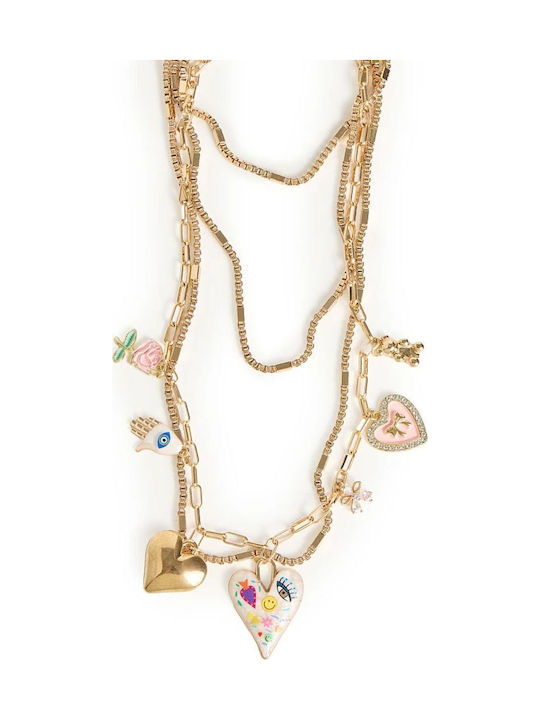 BSB Double Lucky Charm Necklace