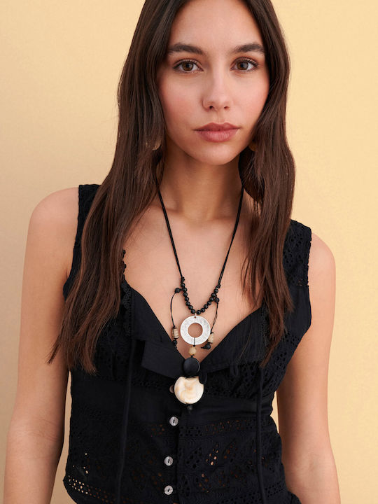 attrattivo Necklace Lucky Charm Black