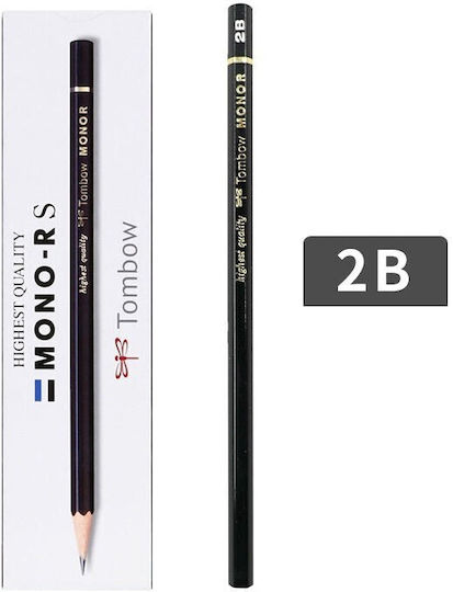 Tombow Wooden Highest Quality Pencils Mono-rs 12pcs 4901991017335 Nibs 3b
