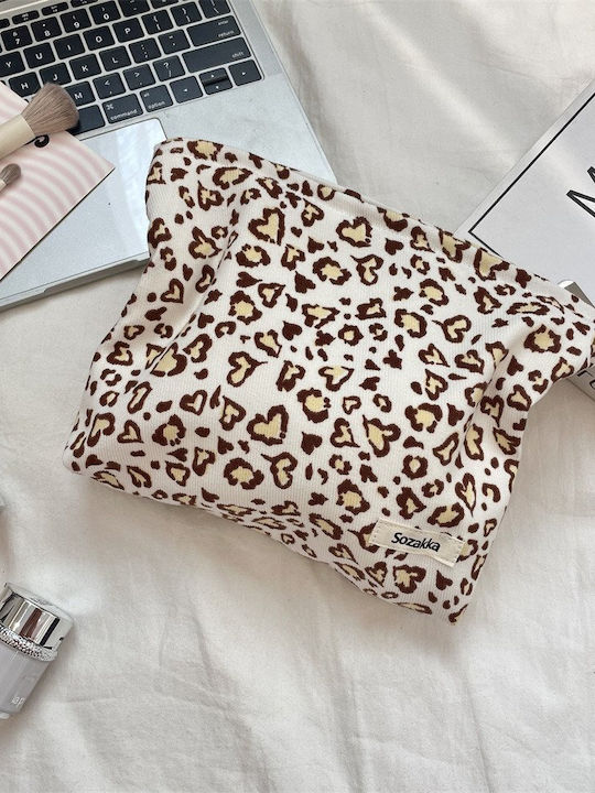 Дамско Тσανта Leopard – Ретро Кадифено Сладко Тсанта Кафяво
