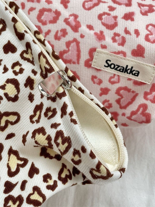 Damentäschchen Leopard – Retro Corduroy Süßes Täschchen Schwarz