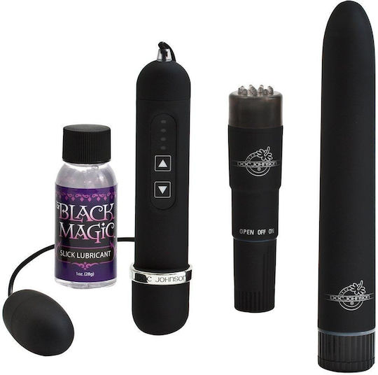 Doc Johnson Magic Mini Δονητής Μασάζ Μαύρος