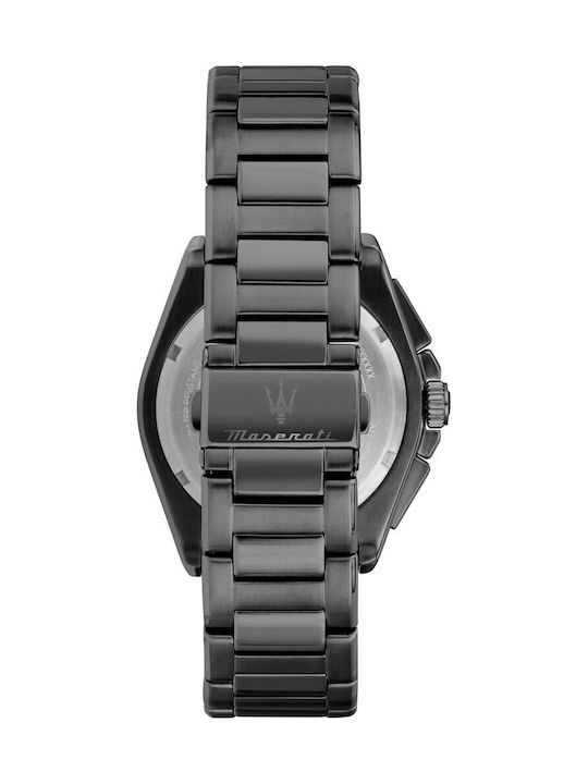 Maserati Men's Watch 43mm Chronograph Battery with Silver Metal Bracelet