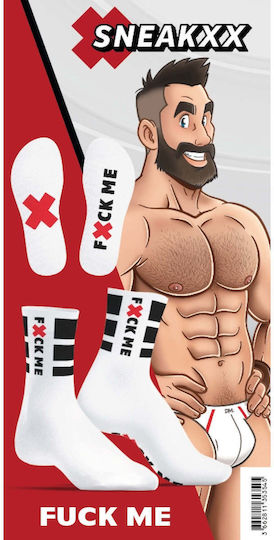 SneakXX Sexy Ανδρικές Κάλτσες Λευκές