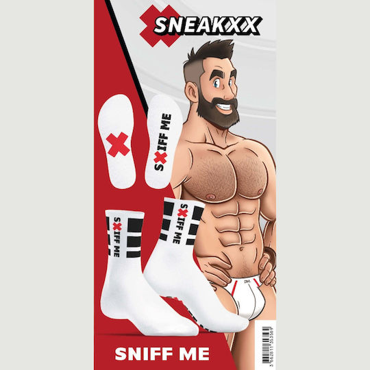 SneakXX Sexy Ανδρικές Κάλτσες Λευκές