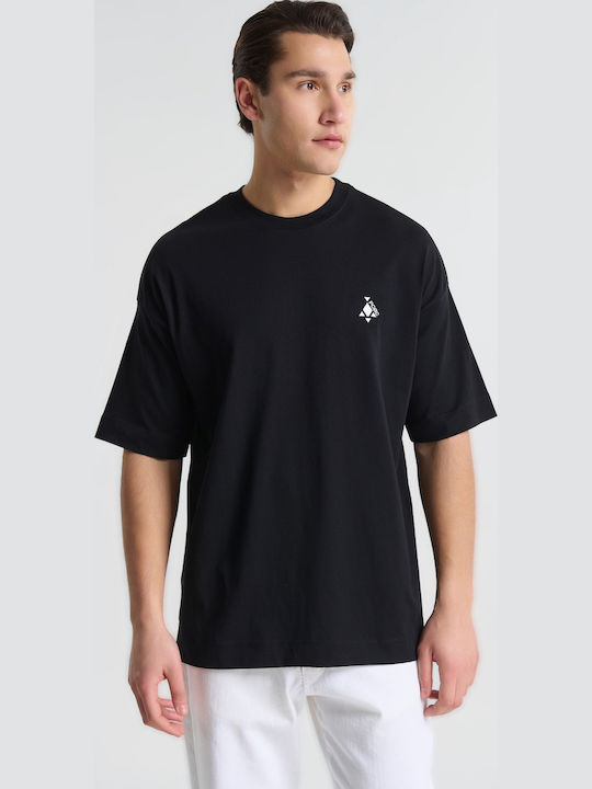 T-shirt Μαύρο