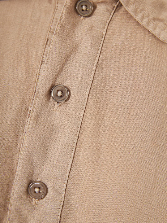 Polo Short Sleeve Beige Blouse