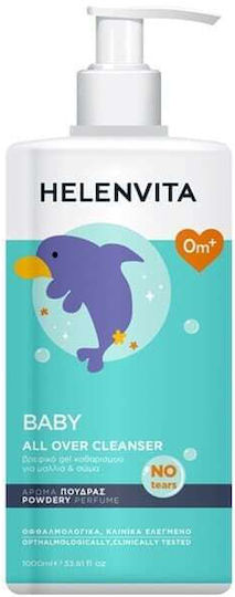Helenvita 2 in 1 Shampoo & Shower Gel 1000ml with Pump
