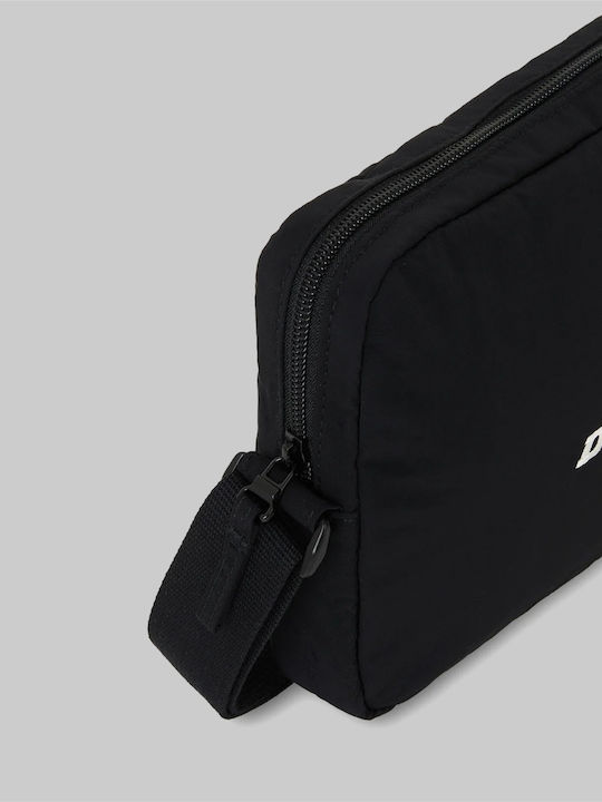 Herren Schulter / Crossbody Tasche Schwarz