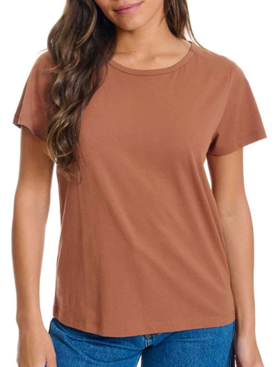 Women's T-shirt Basic Cappuccino