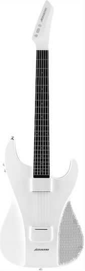 Semi-Acoustic Guitar White