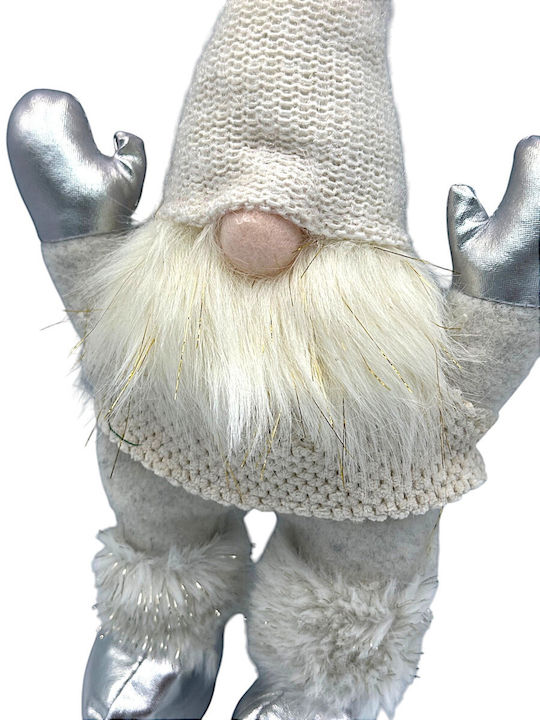 Weihnachtsfigur Zwerg Höhe 35cm 9203-35 Weiß