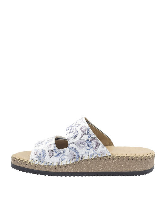 Sandale Casual Damă Anatomici Din Piele Albastre