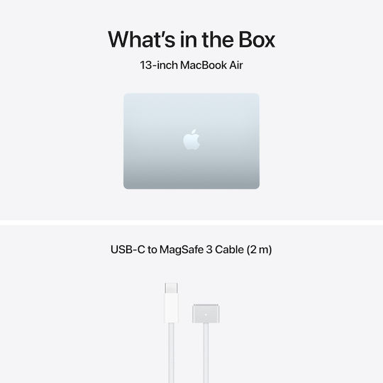 Apple MacBook Air 13.6" IPS Retina Display (M5-10-Core/32GB/1TB SSD/10-Core GPU) Sky Blue (International English Keyboard)