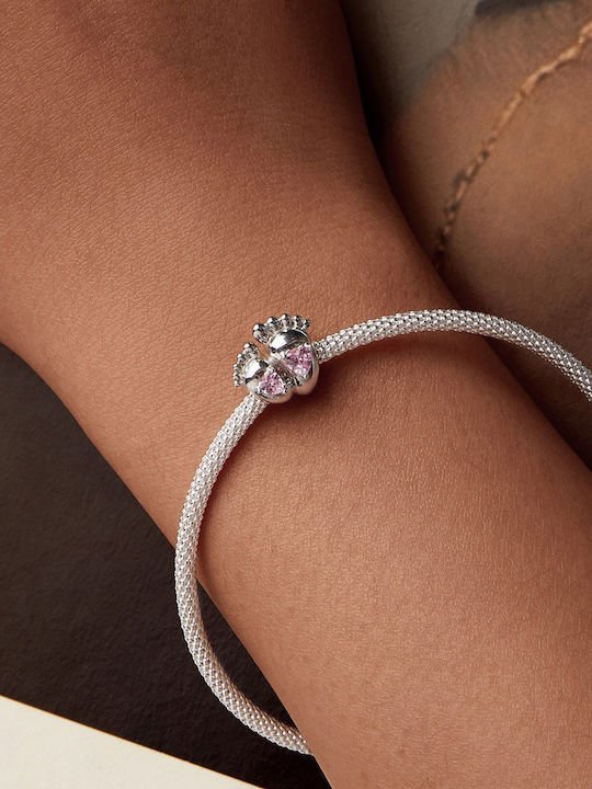 Silver me Hängender Charm mit Steinen aus Silber mit Zirkon ABR0939
