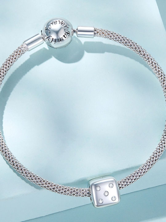 Silver me Hängender Charm mit Steinen aus Silber mit Zirkon ABR0936