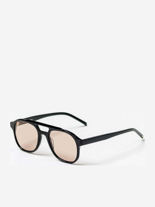 Men's Sunglasses with Black Frame and Black Lens