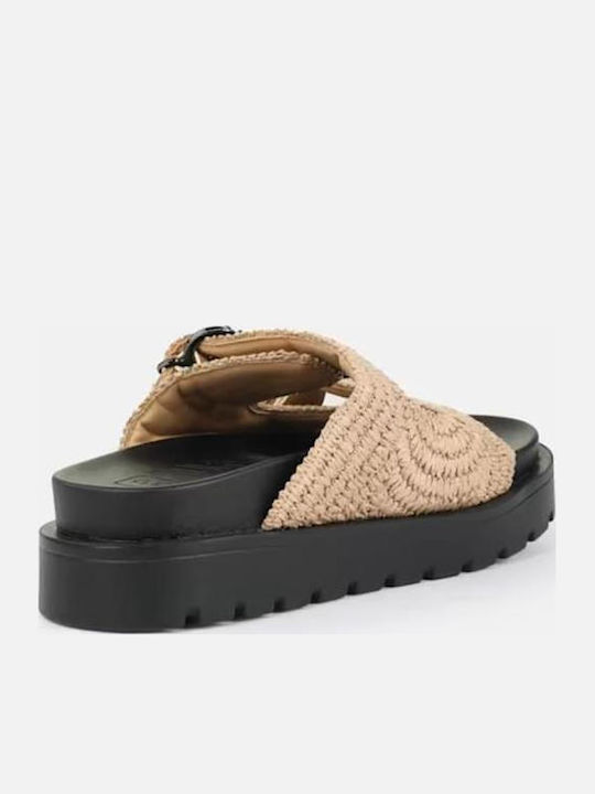 Ari Дамски Сандали Flatforms Бежови