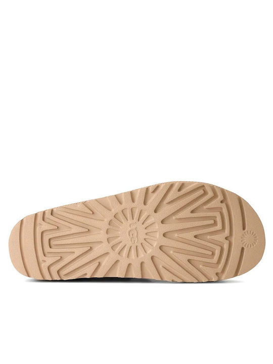 Goldenstar Leather Women's Flat Sandals Flatforms Sand