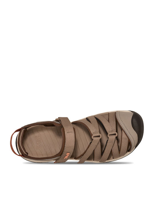 Tirra Women's Flat Sandals Sporty Brown
