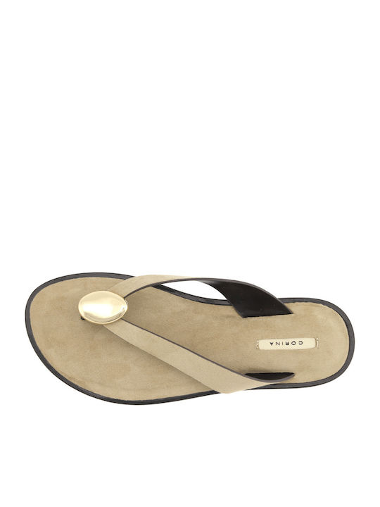Women's Beige Flat Sandals