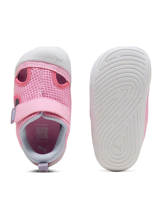 Balerini Pentru Copii Cu Închidere Hoop & Loop Textili Roz Kitten Summer V