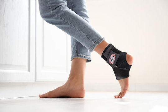 Επιστραγαλιδα Wrap Around W Strap Black Line S-xl John’s
