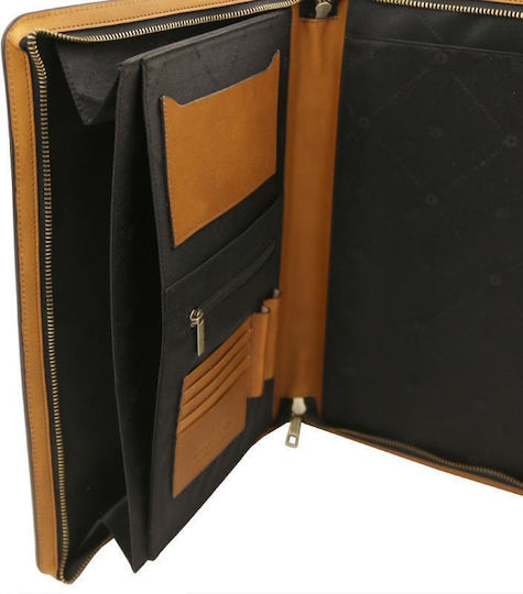 Leder Dokumentenmappe Tiberio Natur