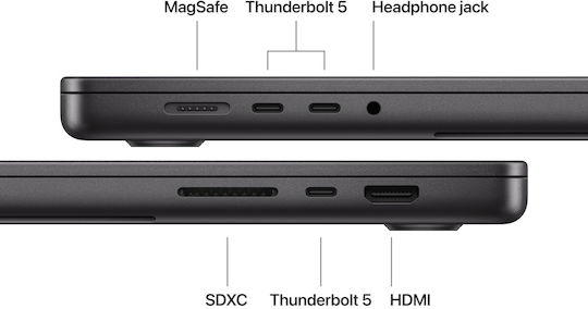 Apple MacBook Pro 16.2" IPS Retina Display 120Hz (M5 Pro-18-Core/64GB/1TB SSD/20-Core GPU) Space Black (International English Keyboard)