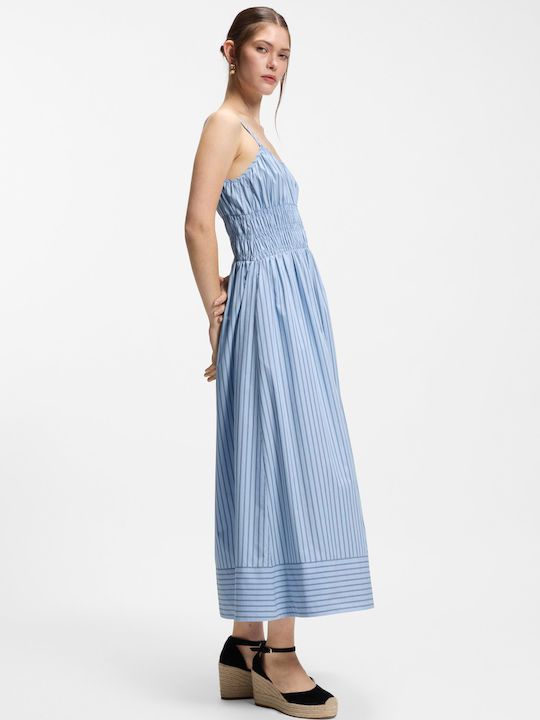 Καλοκαιρινό Midi Φόρεμα Light Blue