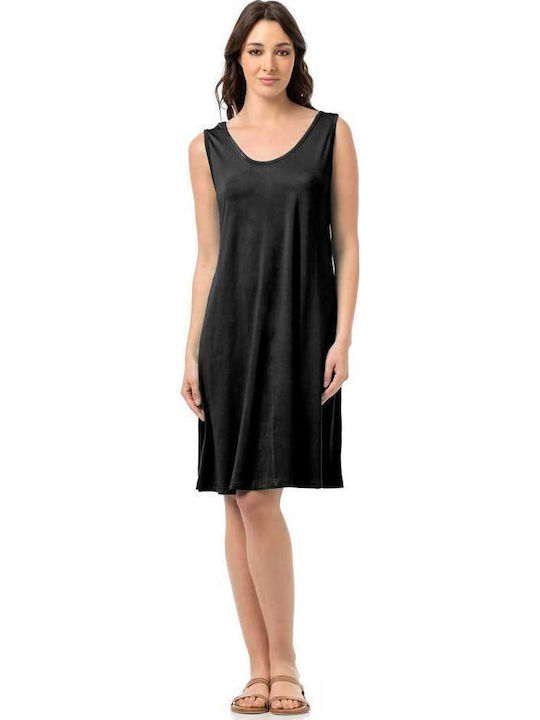 Sommer Damenkleid Schwarz